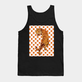 Hong Kong Funky Tiger Orange - Animal Lover Tank Top